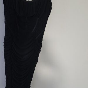 Privy Black Garment with Strap Detail